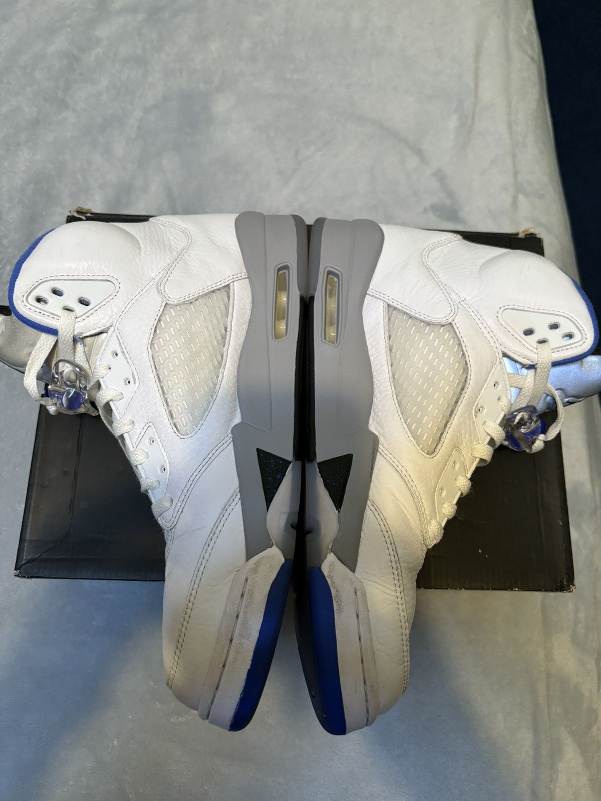 Jordan Brand Air Jordan 5 Retro Stealth 2.0 2021 Size 12 Size US 12 / EU 45 - 4 Thumbnail