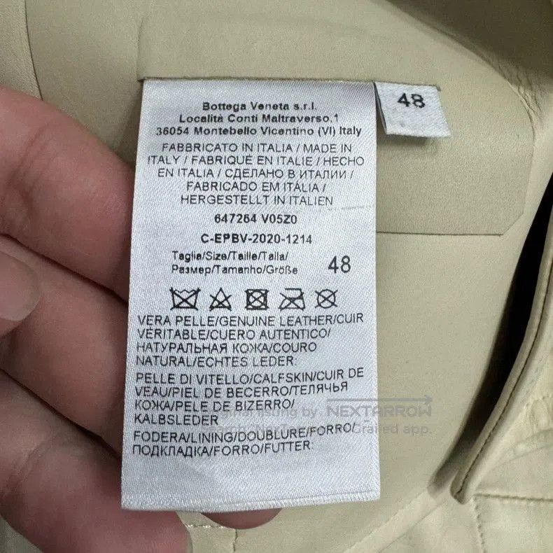 Bottega Veneta Bottega Veneta Beige Leather Jacket. Size US XL / EU 56 / 4 - 6 Thumbnail