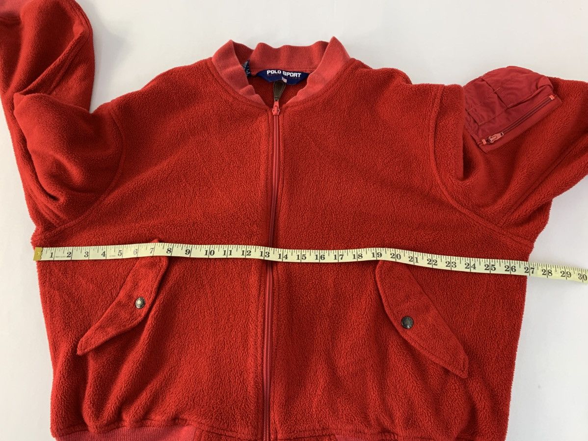 Polo Ralph Lauren Rare Vintage 90s Polo Sport Ralph Lauren Usa Fleece Bomber Size US M / EU 48-50 / 2 - 12 Thumbnail