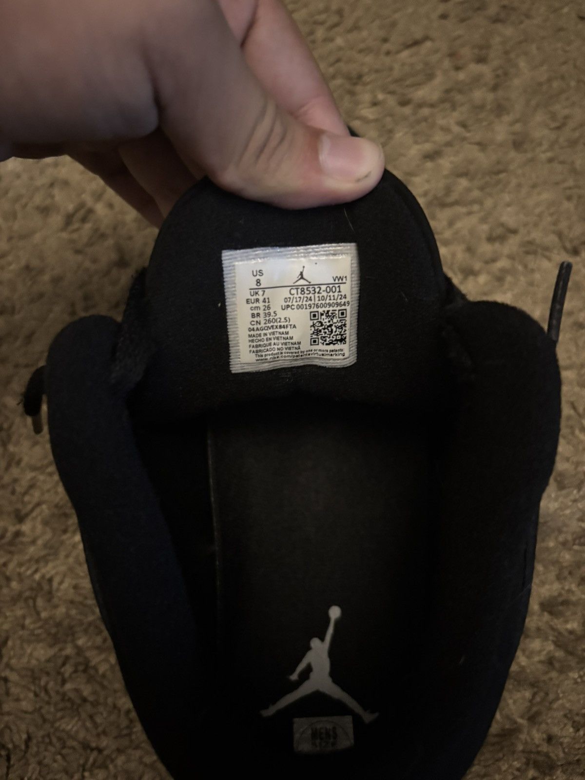 Nike Black cat 3 Size US 8 / EU 41 - 5 Thumbnail