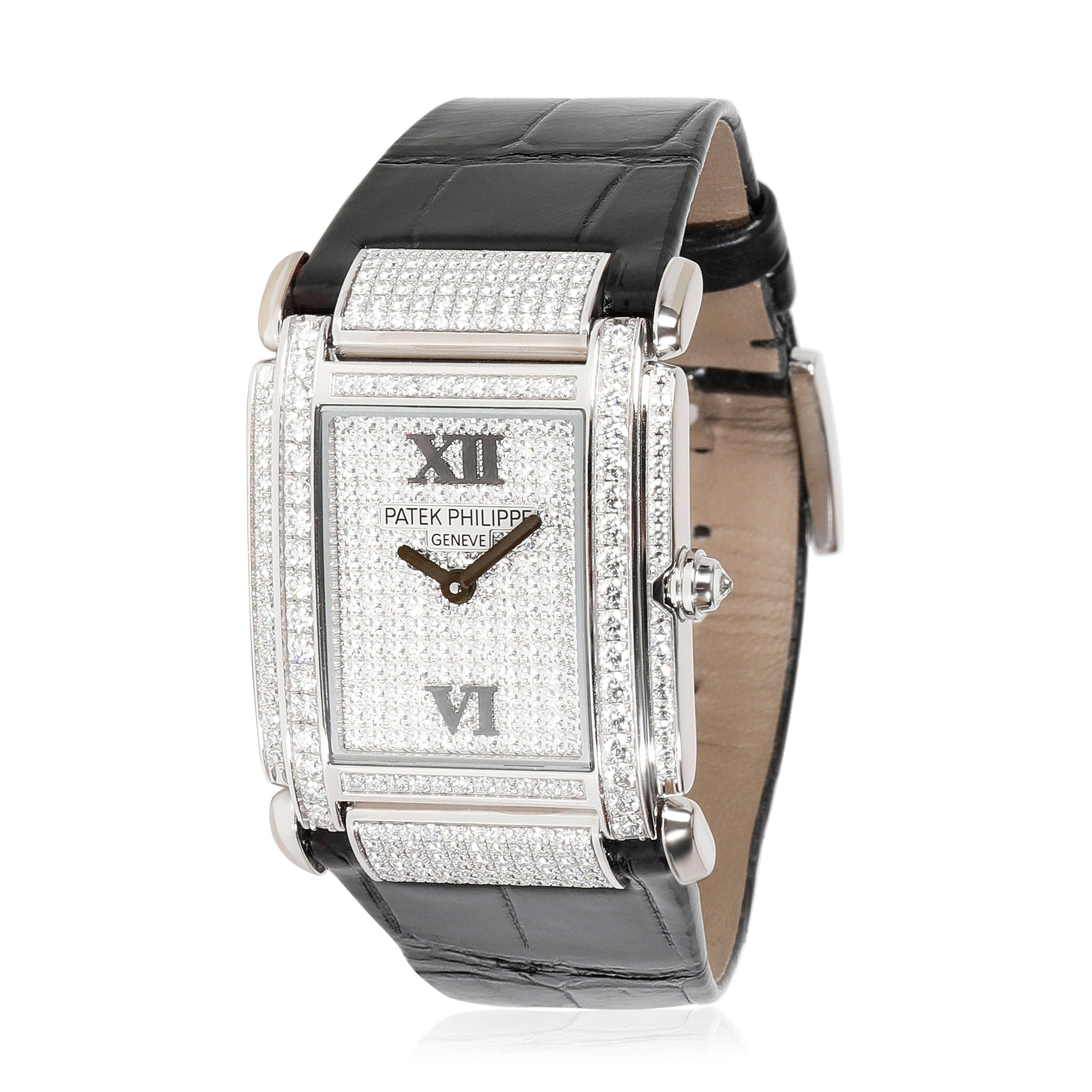 image of Patek Philippe Twenty-4 4910G-001 Women's Watch In 18Kt White Gold