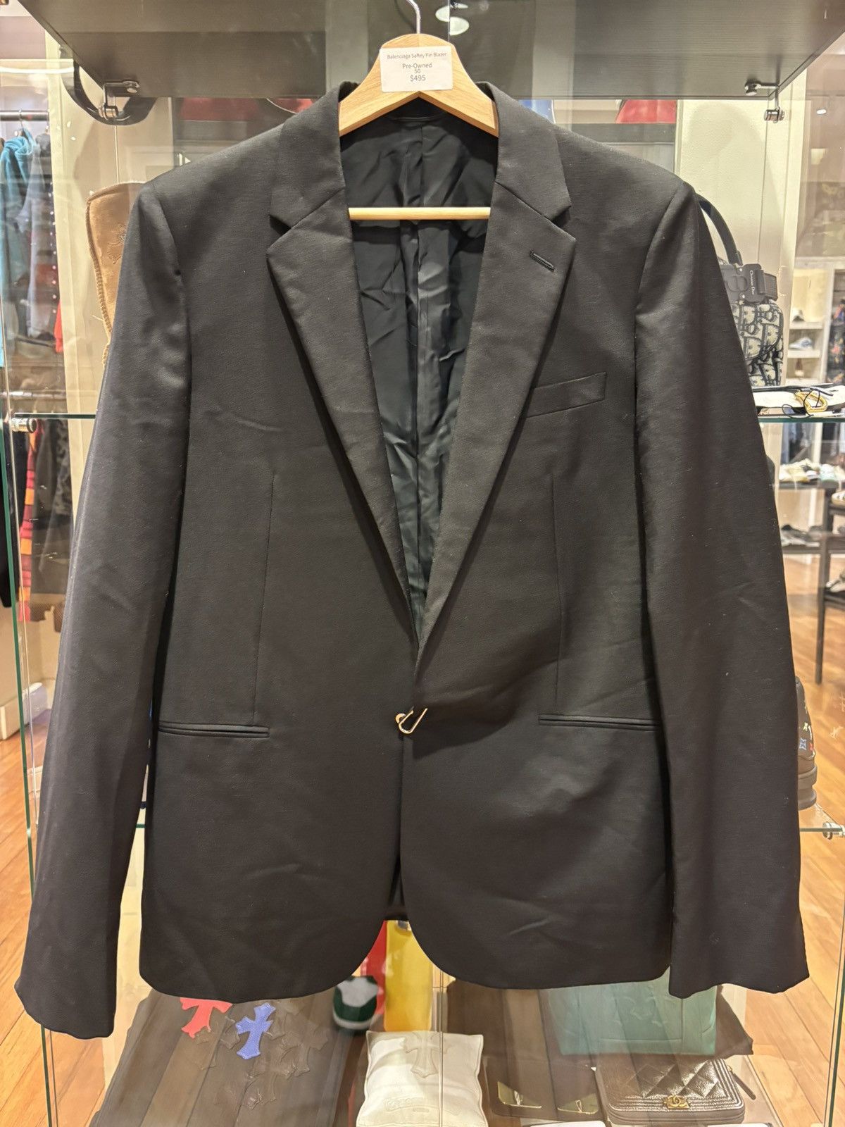 Balenciaga Balenciaga Safety Pin Blazer Size 50R - 1 Thumbnail