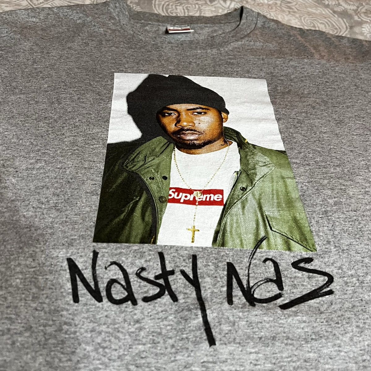 Supreme Supreme Nasty Nas Photo Tee Nas T shirt Size US L / EU 52-54 / 3 - 1 Thumbnail