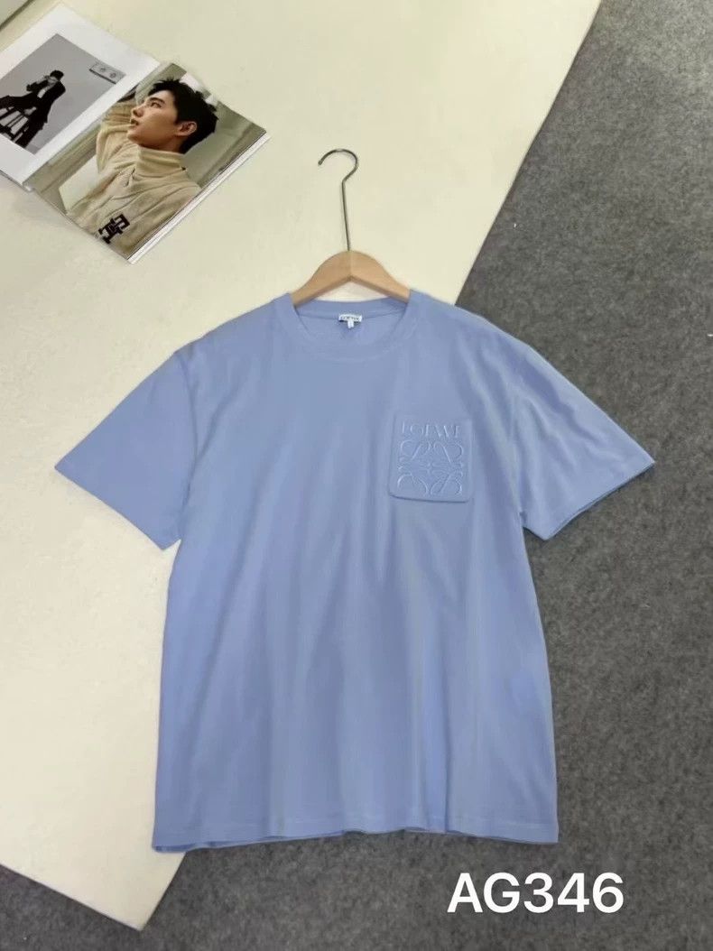 Loewe LOEWE Pure color Logo embroidered round neck short sleeve Size XS / US 0-2 / IT 36-38 - 1 Thumbnail