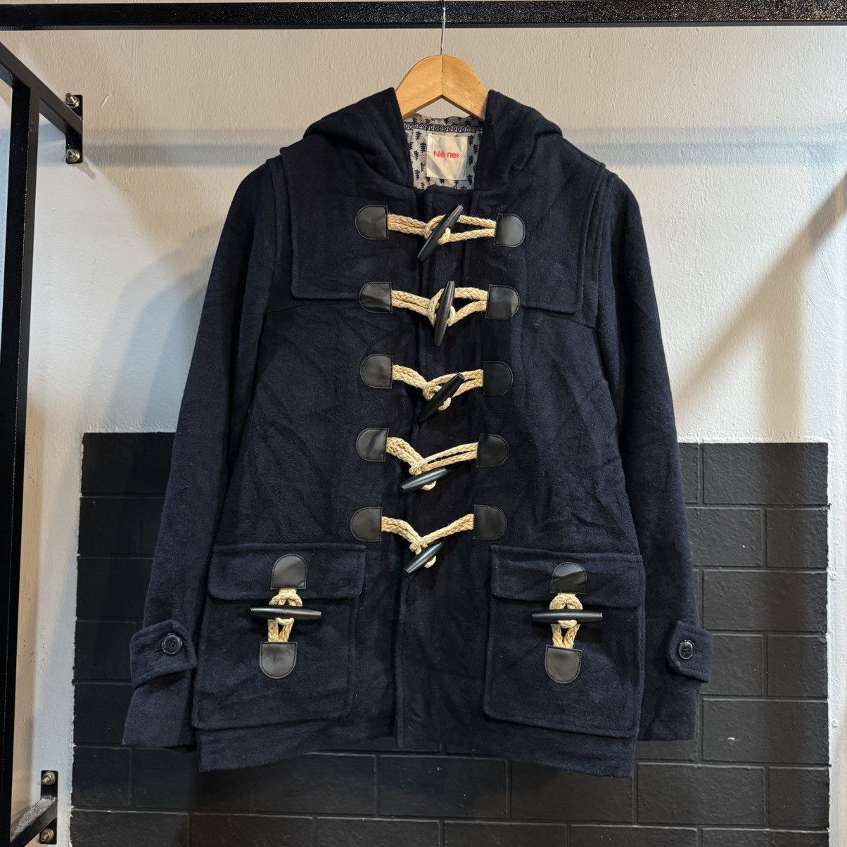 Issey Miyake × Ne-Net × Tsumori Chisato ISSEY MIYAKI NE-NET WOOL DUFFLE JACKET Size US M / EU 48-50 / 2 - 1 Thumbnail