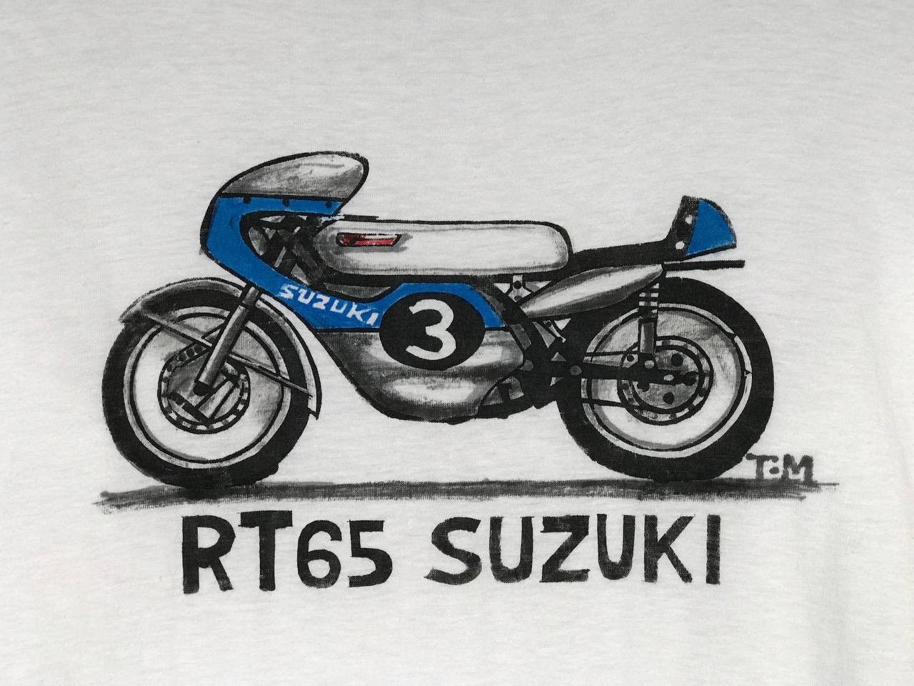 Vintage Vintage suzuki rt65 racing bike Size US M / EU 48-50 / 2 - 3 Thumbnail
