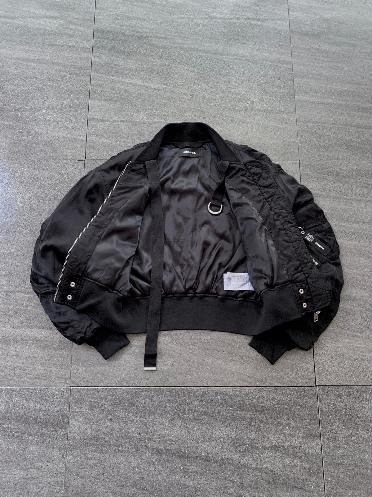 Diesel FREE TAX! MA-1 Utility Cropped Bomber Jacket Size S / US 4 / IT 40 - 7 Thumbnail
