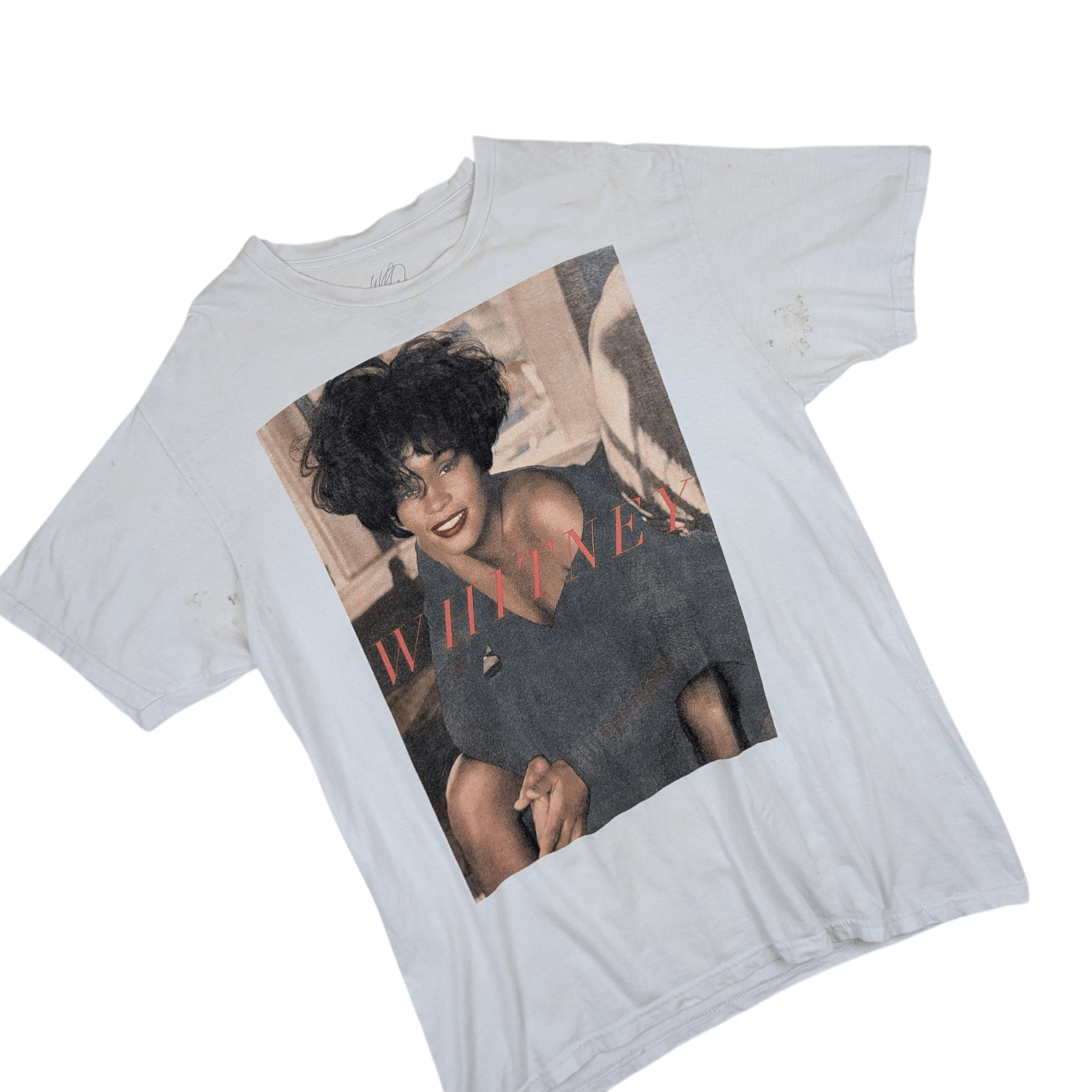 Rap Tees WHITNEY HOUSTON Singer T-Shirt Size US L / EU 52-54 / 3 - 3 Thumbnail