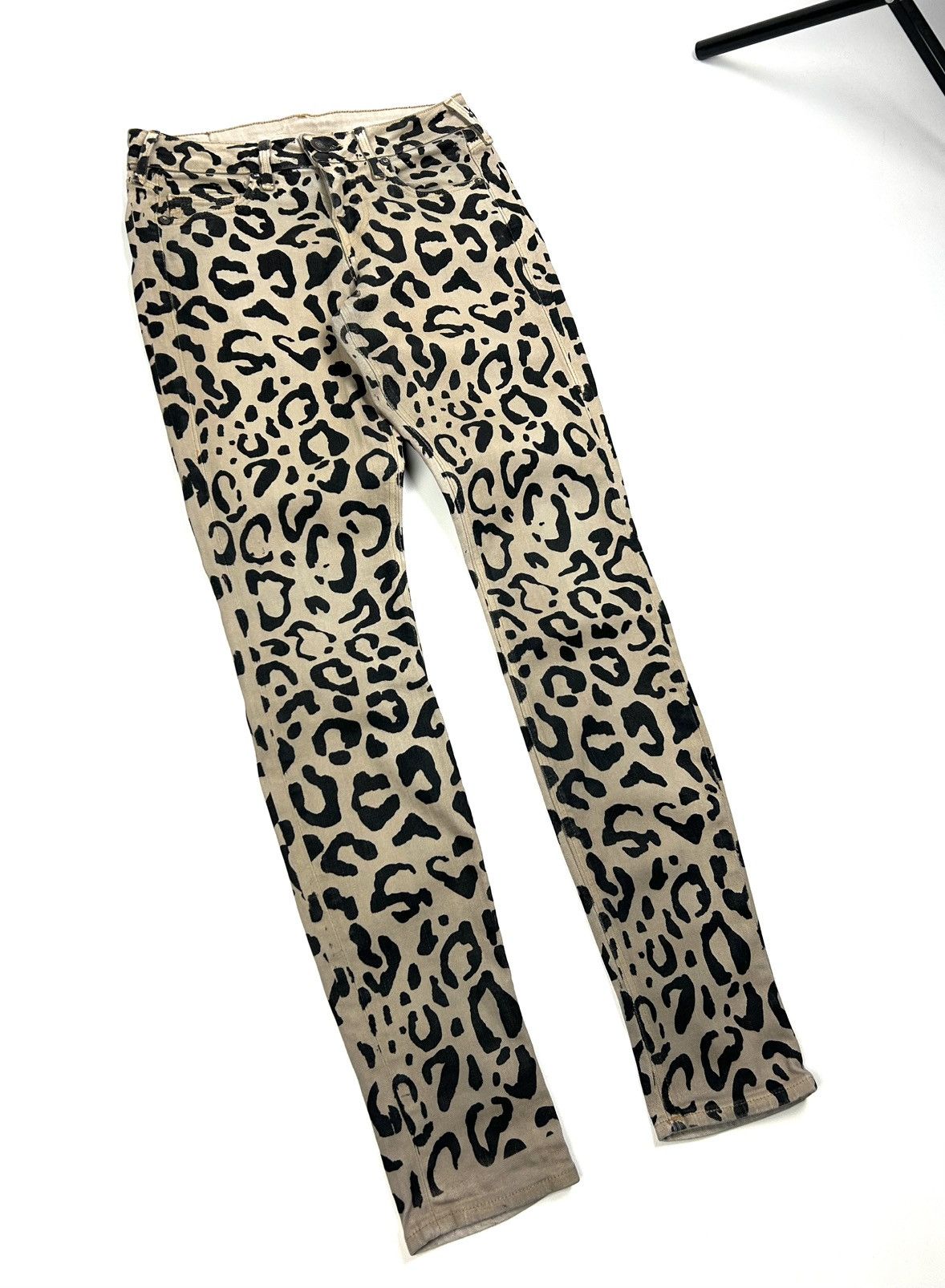 True Religion rare True Religion Leopard Jeans Skinny Made In USA Y2K Size 25" / US 0 / IT 36 - 2 Thumbnail
