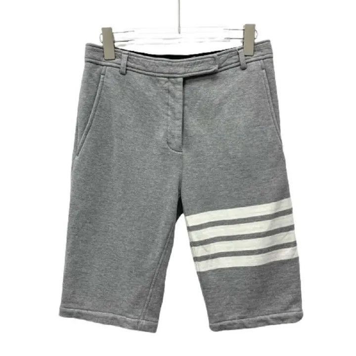 Thom Browne Thom Browne Classic Grey Cotton Casual Shorts -2507 Size US 40 / EU 56 - 7 Thumbnail