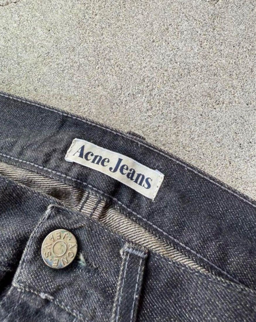 Acne Studios Acne Studios Archive Black/Gray Straight Leg Jeans Size US 30 / EU 46 - 3 Thumbnail