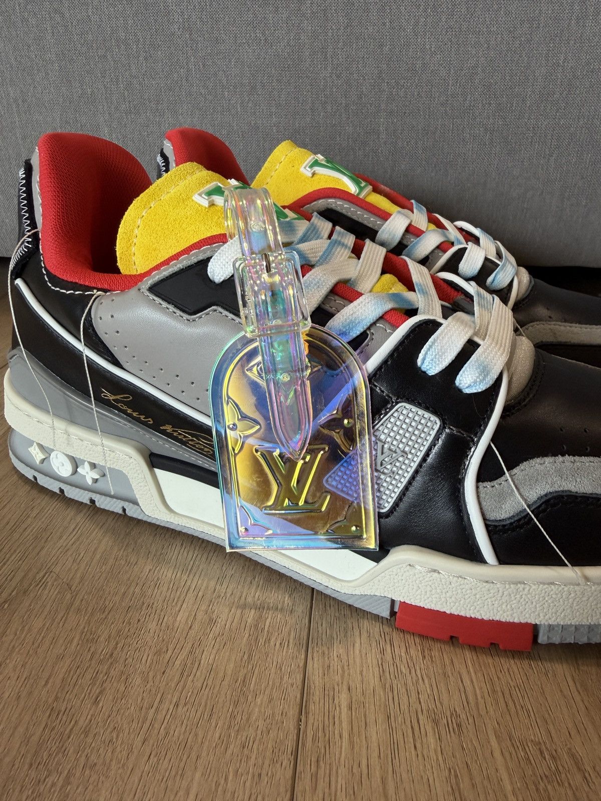 Louis Vuitton LOUIS VUITTON UPCYCLE TRAINER BLACK VIRGIL Size US 8 / EU 41 - 11 Thumbnail