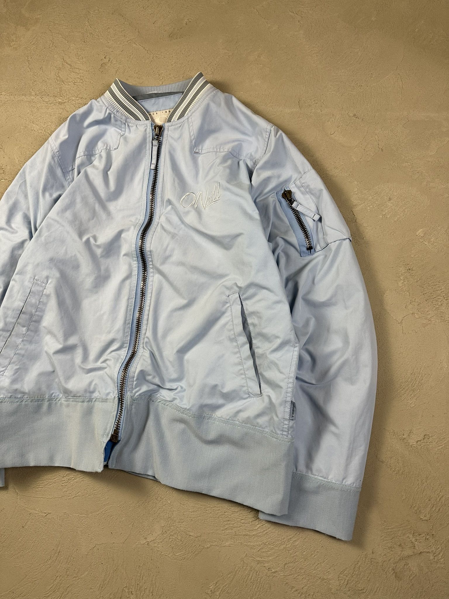 O'Neill Vintage Y2k MA1 O'neill Boxy Bomber Jacket Surf Military Size US L / EU 52-54 / 3 - 3 Thumbnail