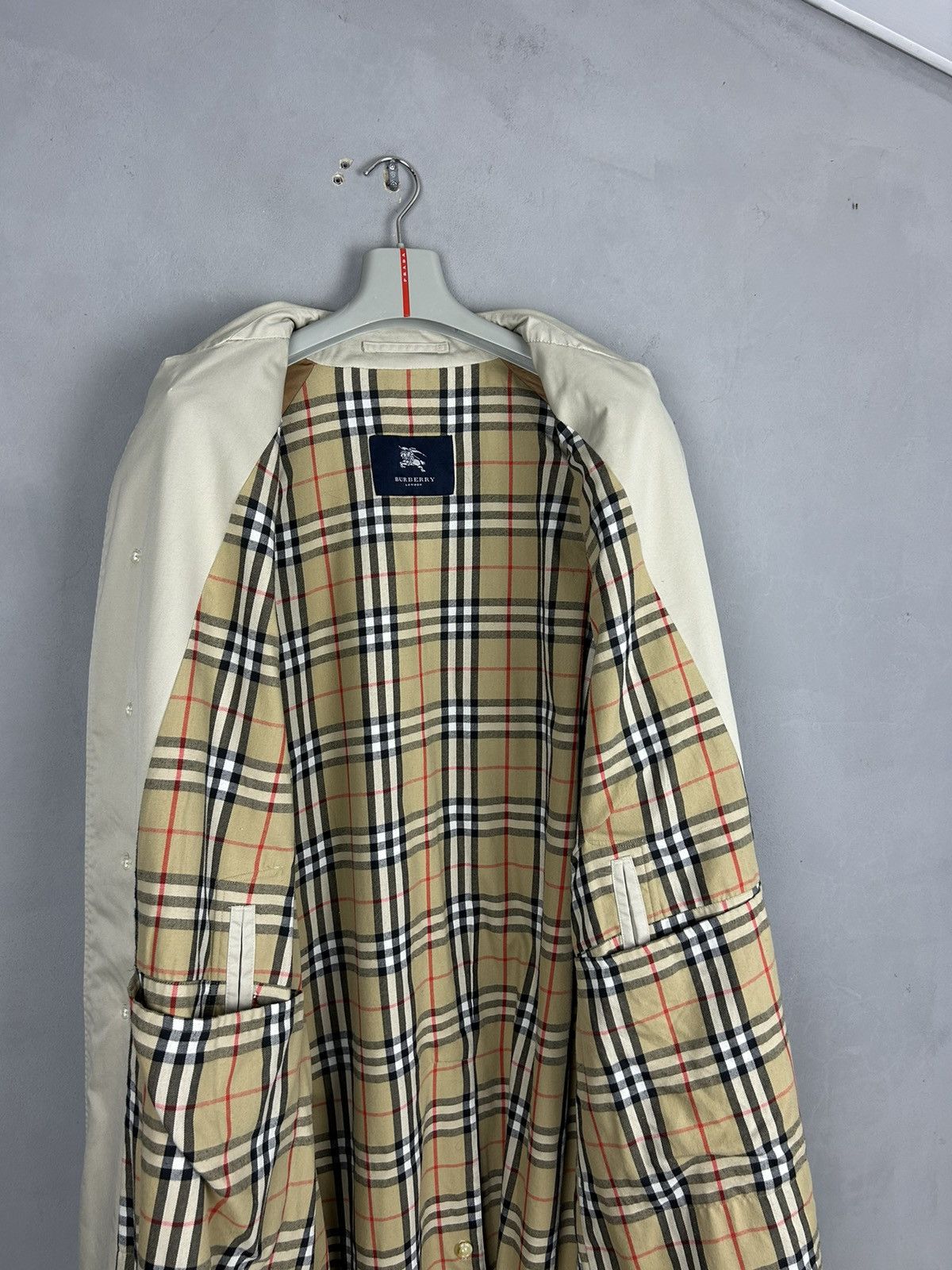 Burberry Burberry London Trench Coat Nova Check Beige Made in England Size US XXL / EU 58 / 5 - 5 Thumbnail