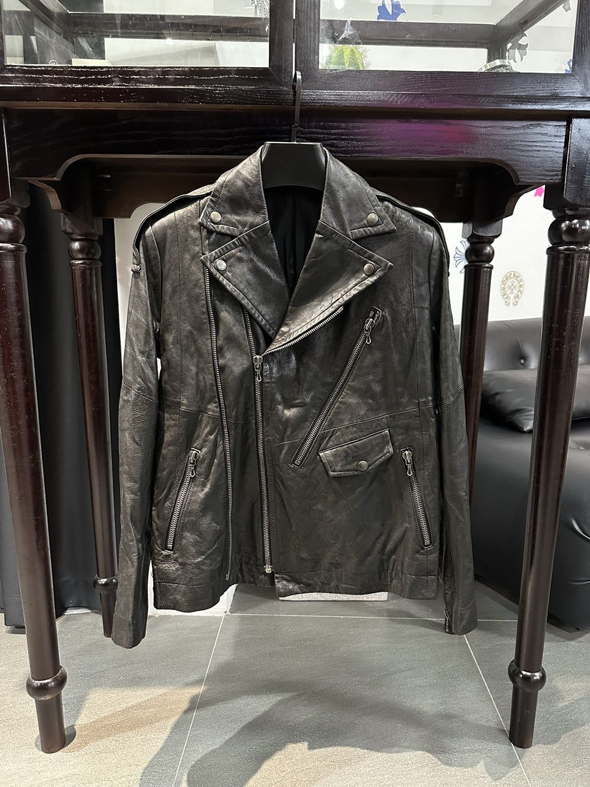 Julius Julius 17SS Lamb Leather Double Rider Jacket Size US M / EU 48-50 / 2 - 1 Thumbnail