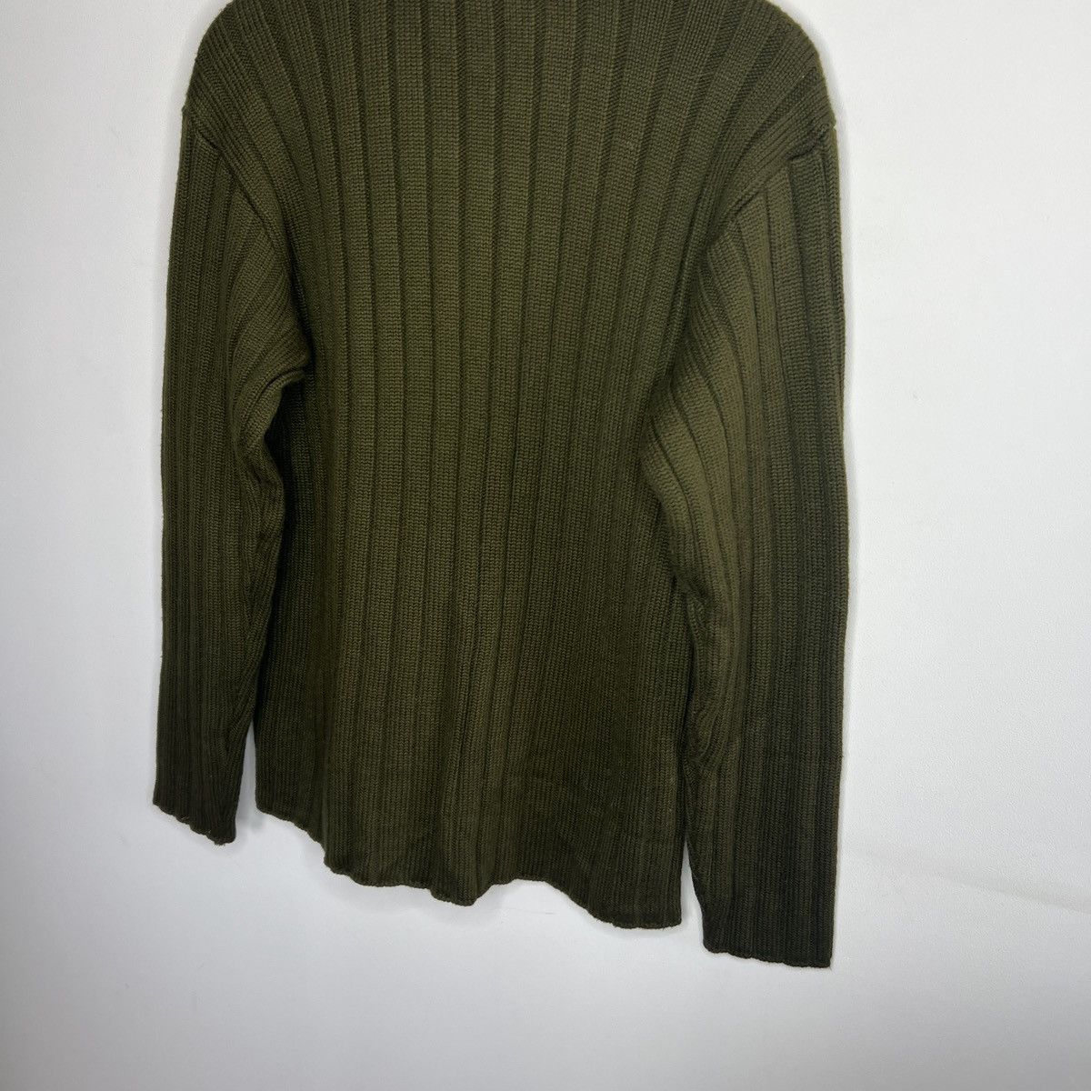 Versace × Versace Jeans Couture × Vintage Vintage Versace Y2K Sweater Heavy Chunky Knit Wool 90s 00s Size US M / EU 48-50 / 2 - 9 Thumbnail