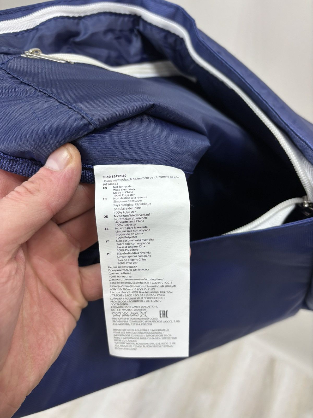 Lacoste Bag Lacoste Live Parfums Color Blue Size ONE SIZE - 8 Thumbnail