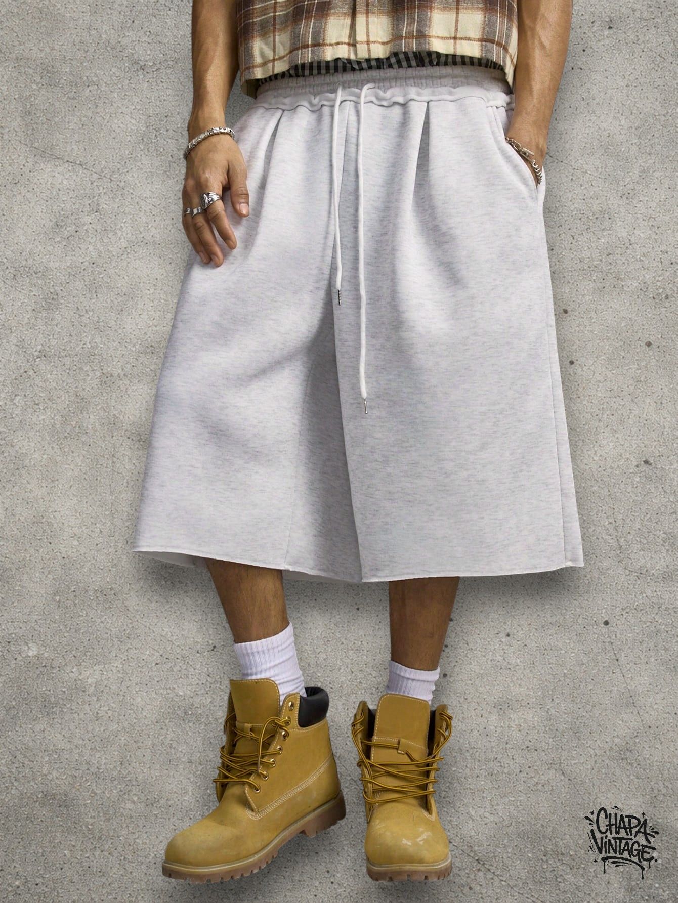Japanese Brand Raw edge shorts Size US 32 / EU 48 - 1 Thumbnail