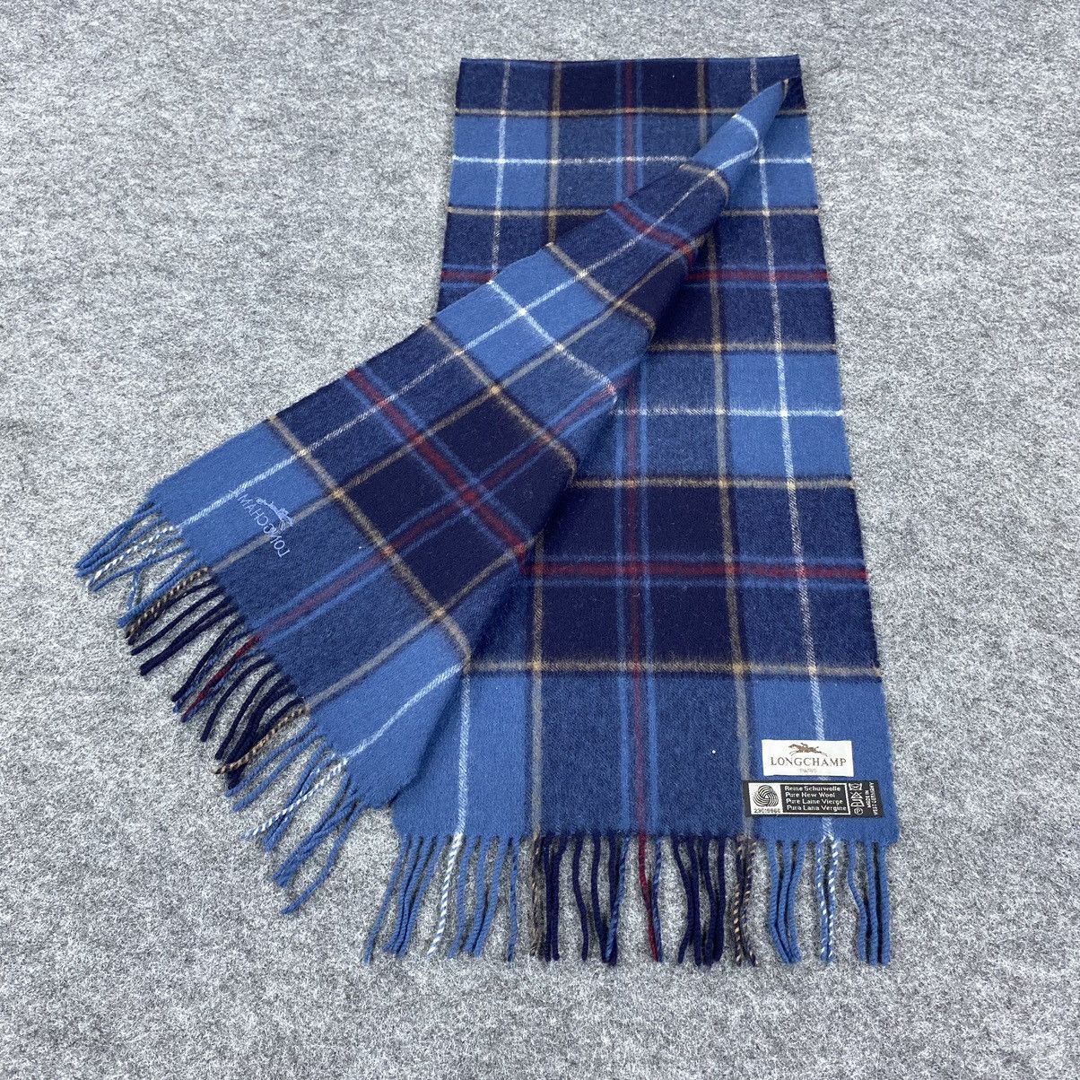 Longchamp × Vintage Longchamp Scarf # Muffler # Neckwear # D121 Size ONE SIZE - 5 Thumbnail