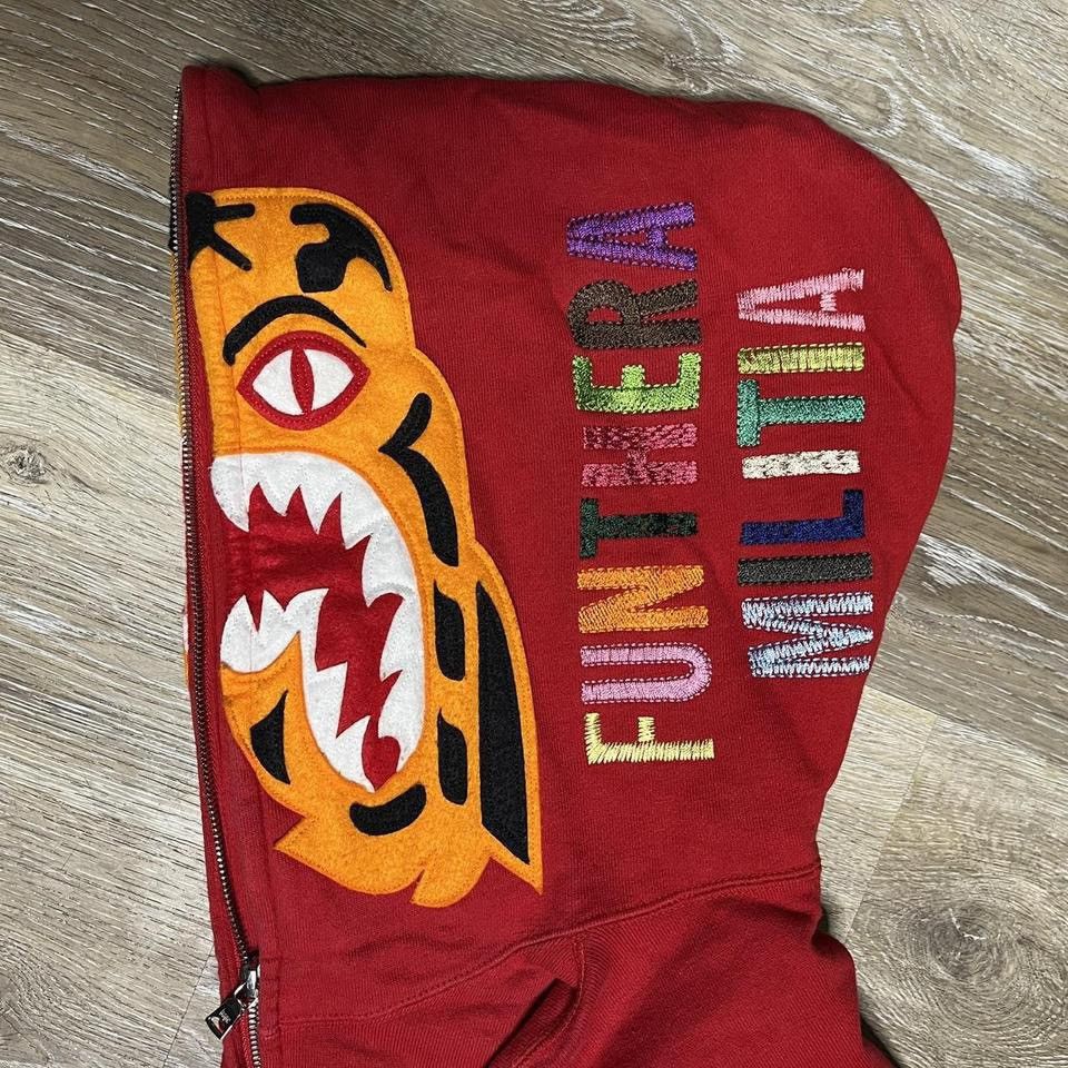 Bape RARE bape funthera militia tiger hoodie Size S / US 4 / IT 40 - 4 Thumbnail
