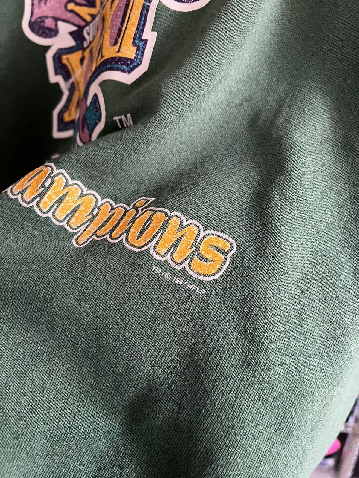 NFL 1997 Green Bay Packers Super Bowl XXXI Champs Lee Crewneck Size US XL / EU 56 / 4 - 3 Thumbnail