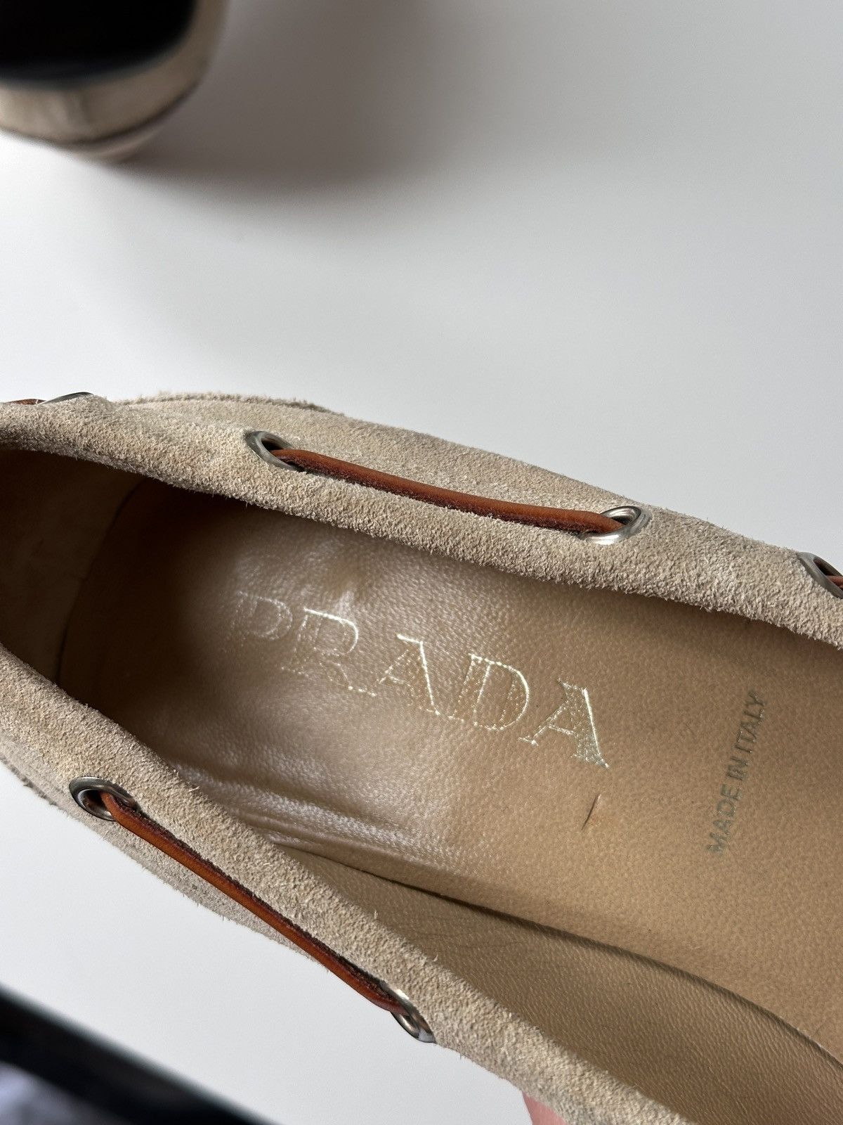 Miu Miu PRADA Kitten Heels Suede Bow Pointed Toe Size 37,5 / 7,5 Size US 7.5 / IT 37.5 - 9 Thumbnail