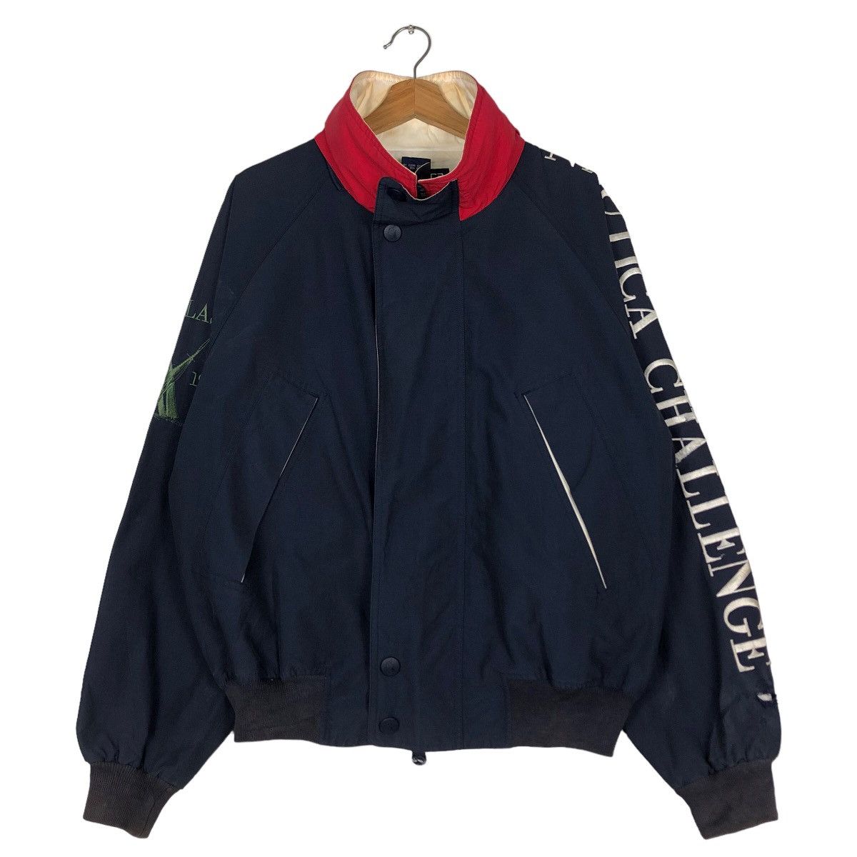 Japanese Brand 🔥Vintage Hunting Jacket Nautica Big Logo Spell Out Size US M / EU 48-50 / 2 - 1 Thumbnail