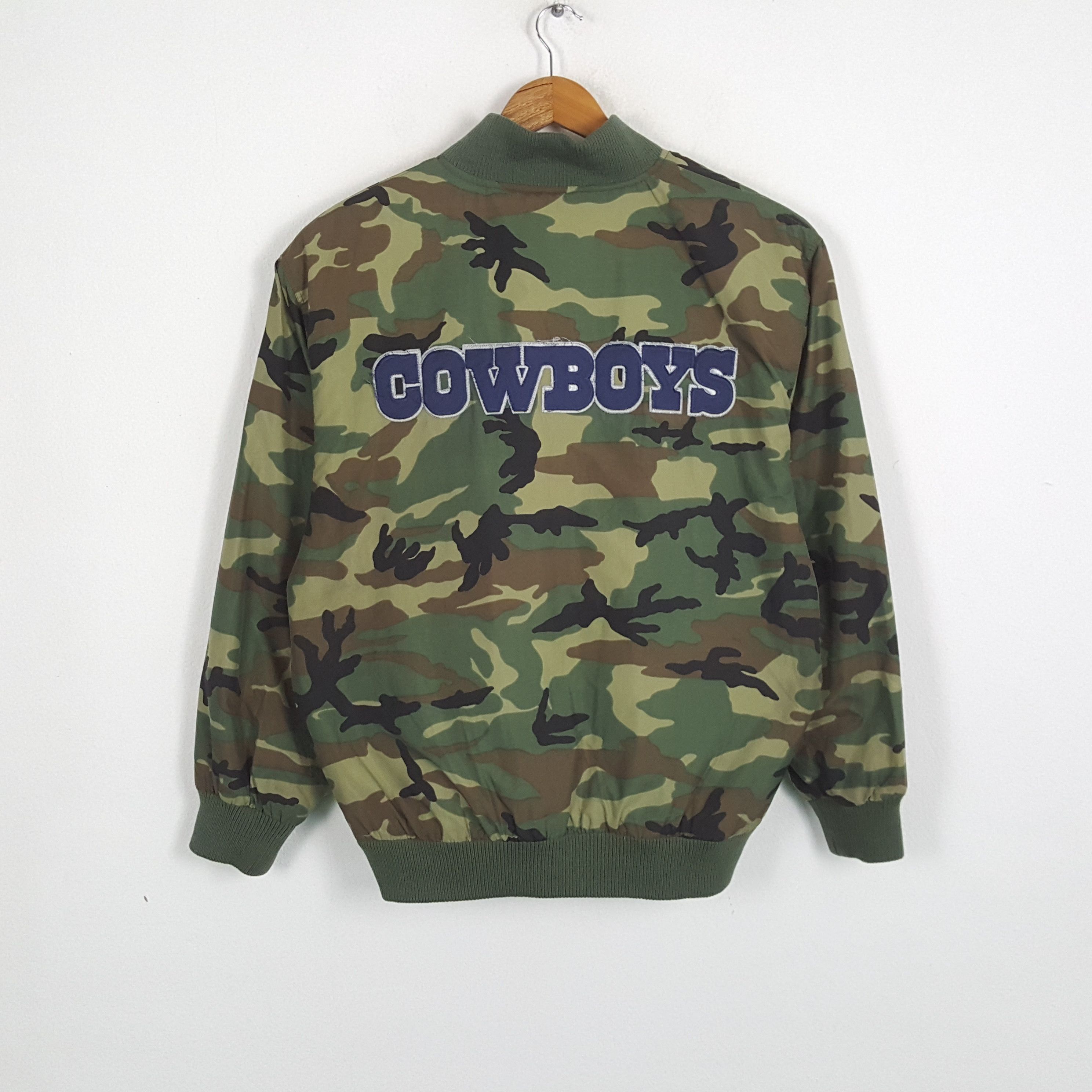 NFL × Reebok × Vintage Vintage Dallas COWBOYS NFL American Football Camo Jacket Size US XXL / EU 58 / 5 - 1 Thumbnail