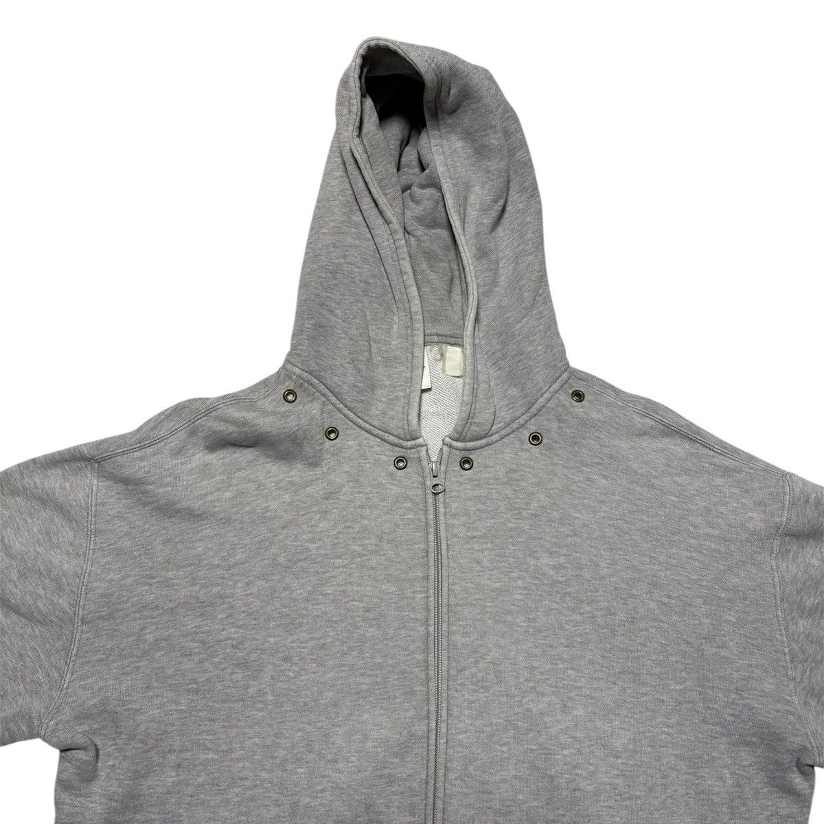 PHENOMENON 2000s PHENOMENON EYELET ZIP UP HOODIE Size US L / EU 52-54 / 3 - 2 Thumbnail