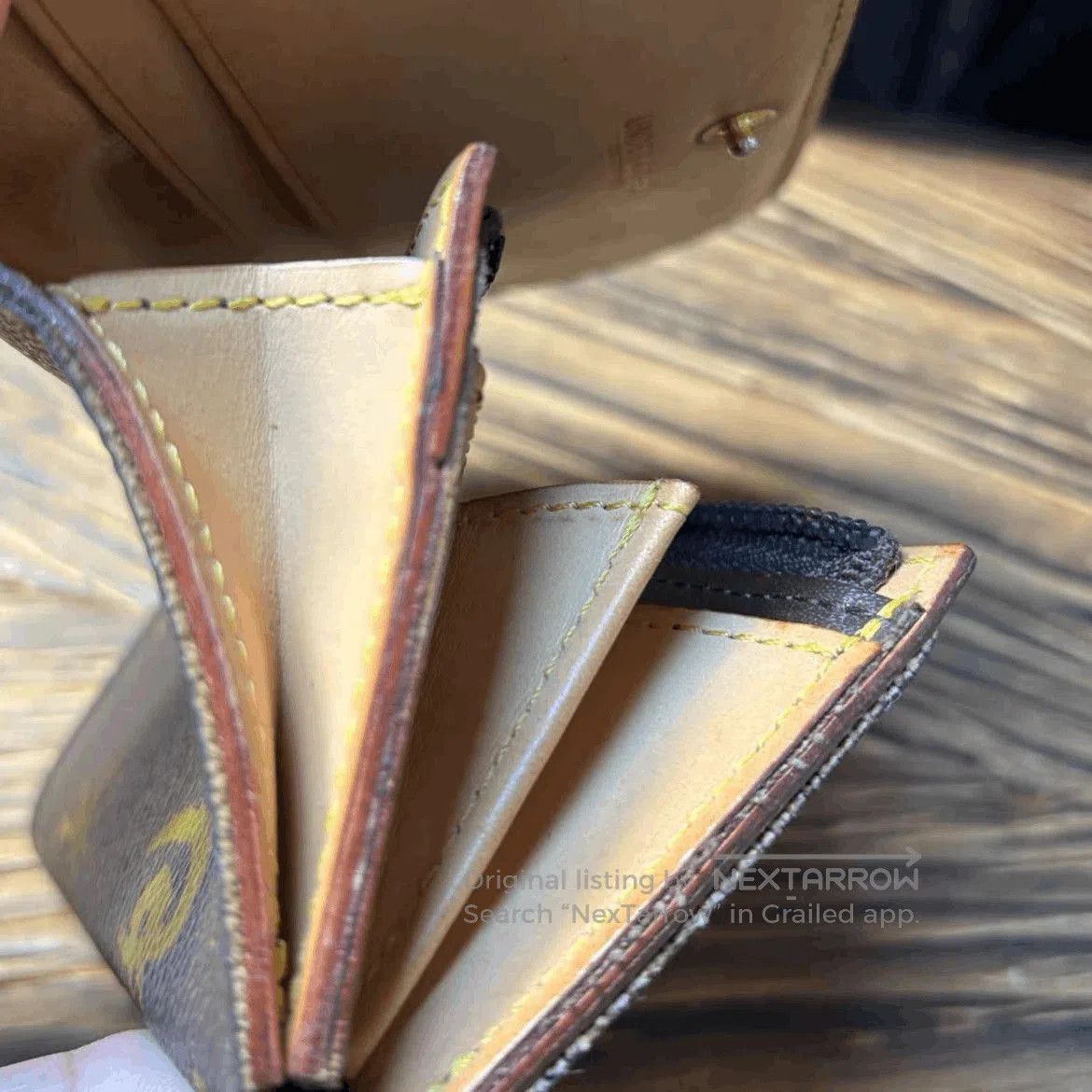 Undercover Undercover LV-RIP Monogram Wallet. Size ONE SIZE - 4 Thumbnail