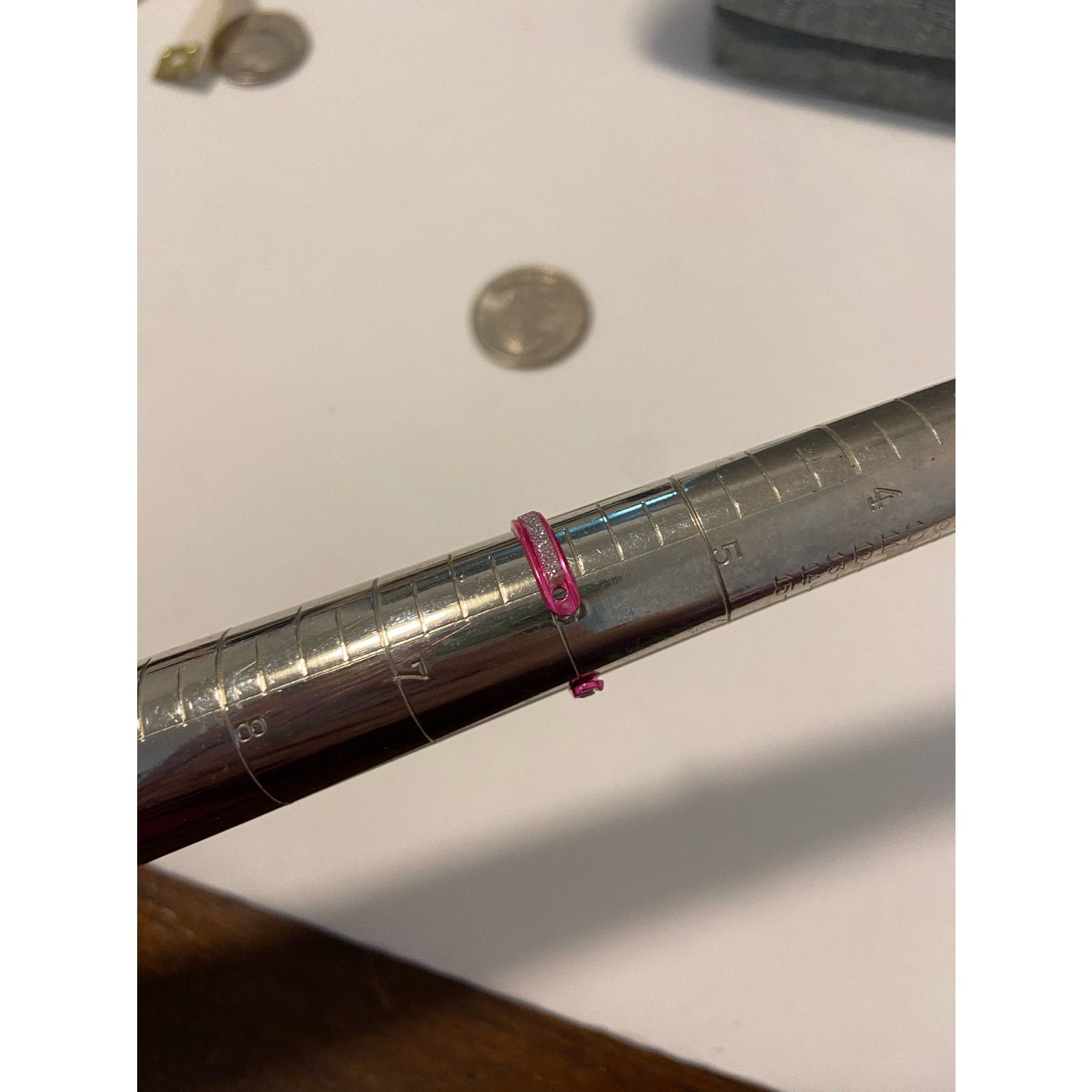 Other Bright pink glitter toe ring size 4.5 Size ONE SIZE - 3 Thumbnail