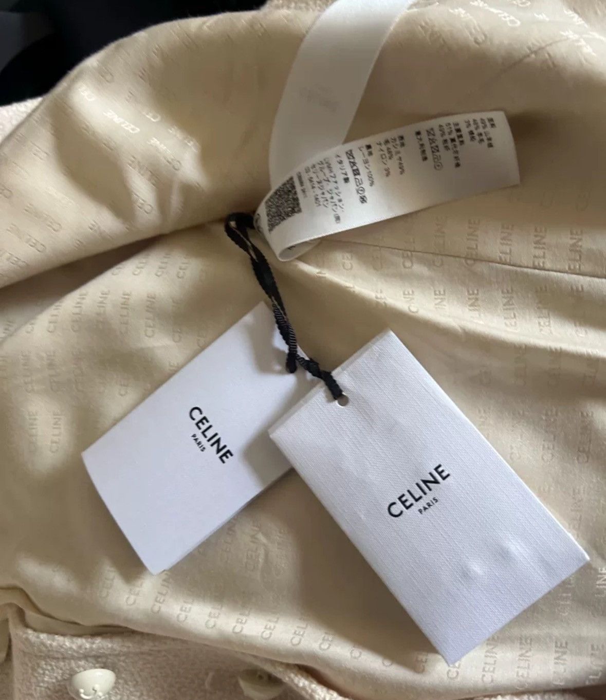 Celine Celine 24FW runway style white double pocket jacket Size US S / EU 44-46 / 1 - 6 Thumbnail