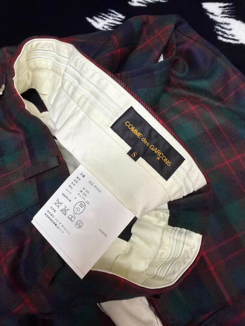 Comme des Garcons Comme Des Garcons size S Asymmetric Patched Wool Pants Size 23" - 4 Thumbnail