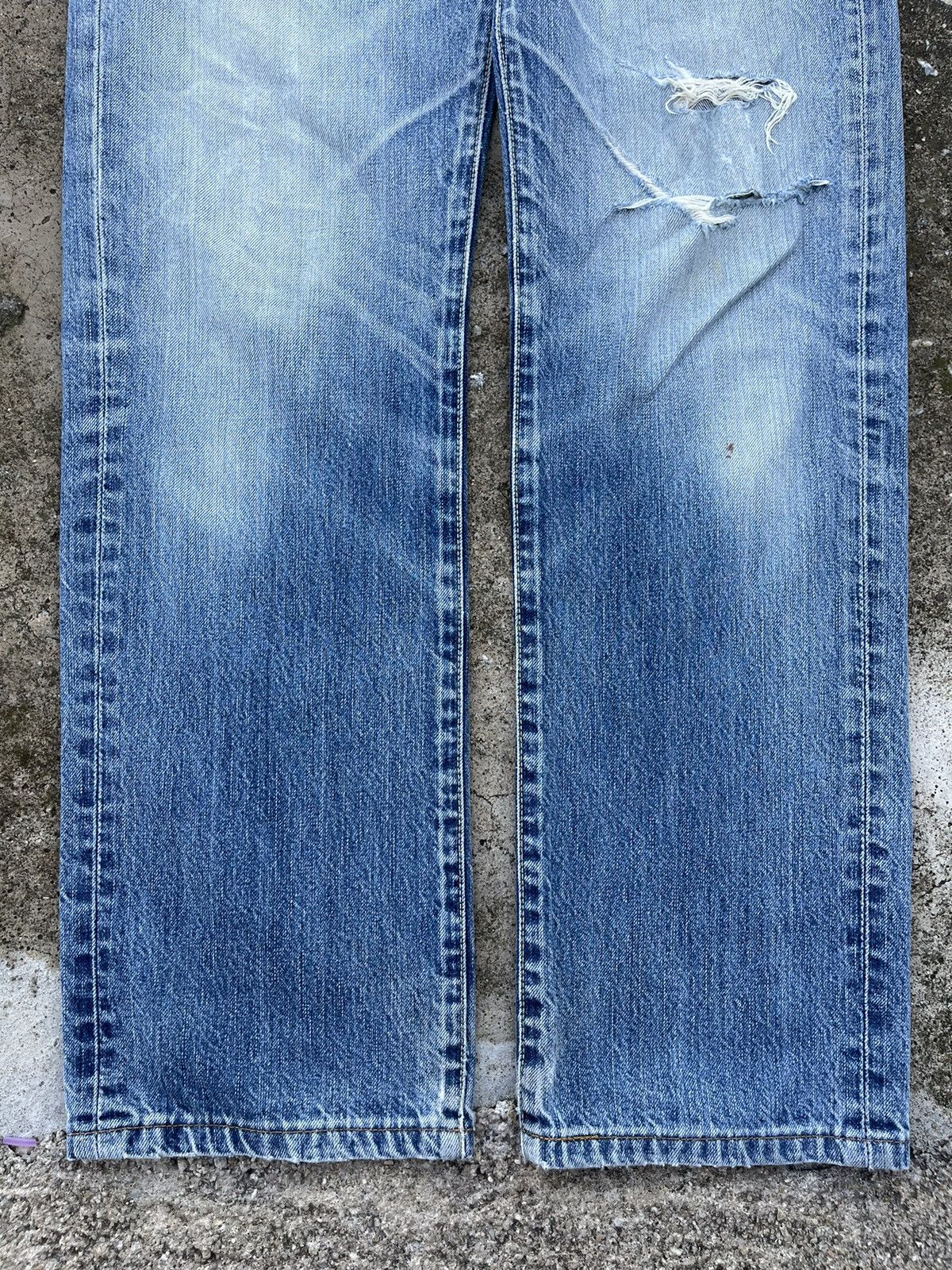 Japanese Brand × Uniqlo 🔥Japanese Brand Uniqlo Distressed Denim W32🔥 Size US 32 / EU 48 - 7 Thumbnail