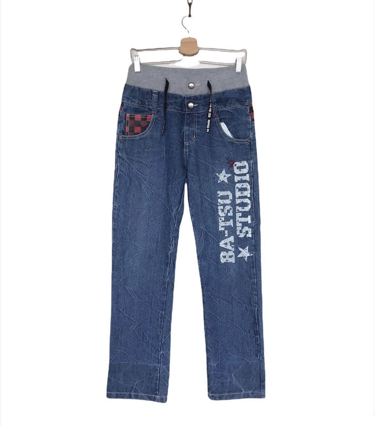 Japanese Brand Vintage Ba-tsu Studio Denim Pant Size 29" - 1 Thumbnail