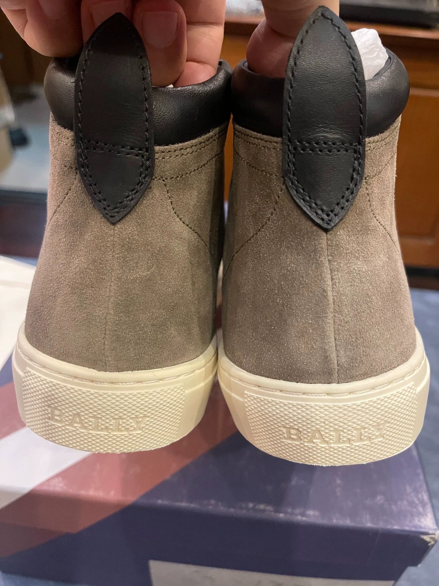 Bally Bally Mid-Top Casual Shoes Suede Calfskin/Canvas 43 Size US 10 / EU 43 - 4 Thumbnail