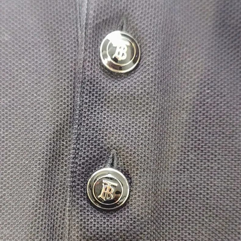 Burberry Burberry Black Logo Button Polo Shirt. Size US L / EU 52-54 / 3 - 3 Thumbnail