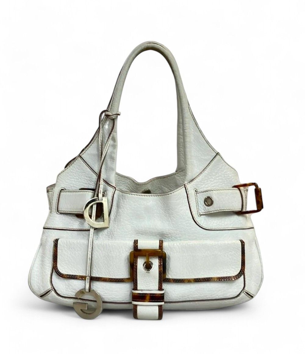 Dolce & Gabbana Dolce & Gabanna - White Leather Handbag Charm LeopardPrint Size ONE SIZE - 9 Thumbnail