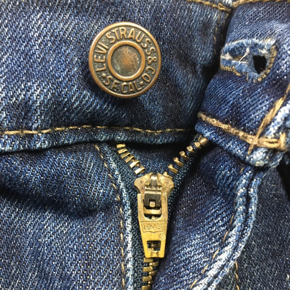 Levi's × Levi's Vintage Clothing × Vintage Levis 511 Slim Straight Blue Jeans Size US 36 / EU 52 - 8 Thumbnail