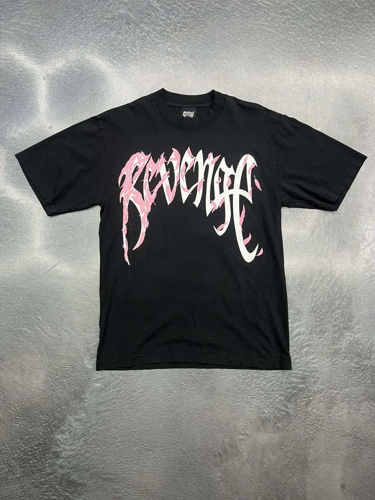 Revenge Revenge Juice WRLD Burnout Tee Black Size XL | Grailed