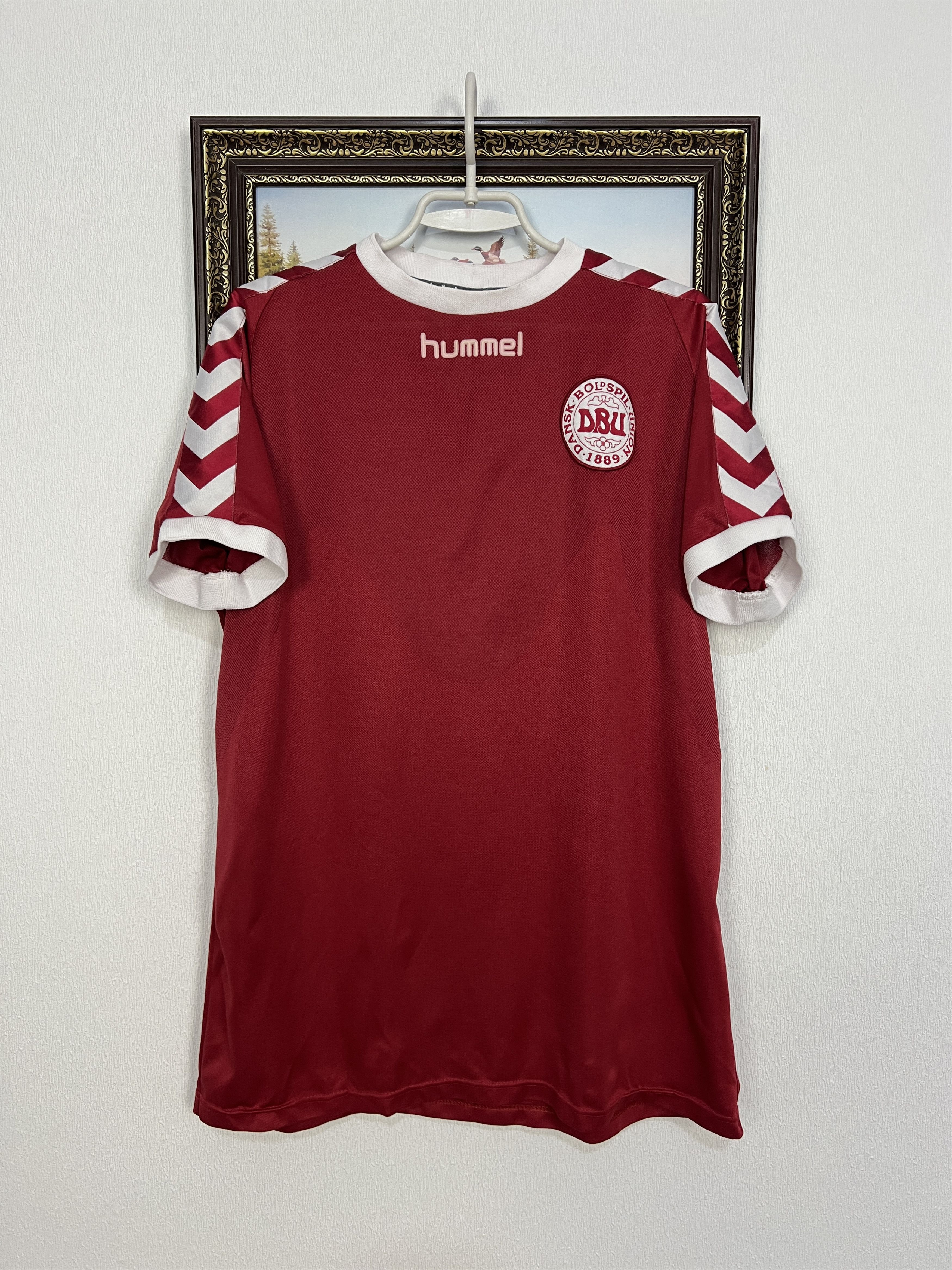 Hummel Denmark football shirt 2002 Soccer National Jersey Trikot Size US XL / EU 56 / 4 - 1 Thumbnail