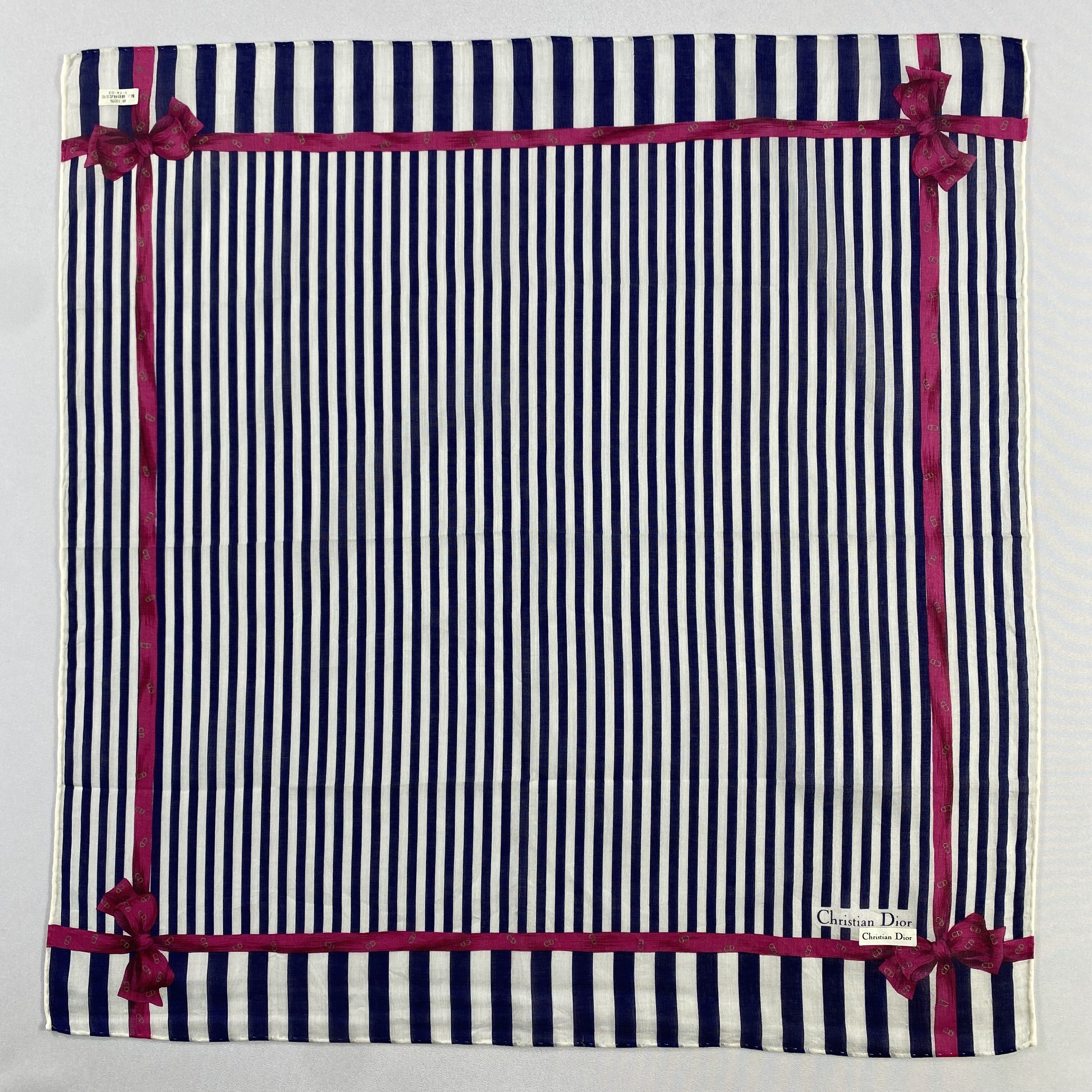 Vintage Christian Dior Monsieur Handkerchief / Neckerchief-P1051 Size ONE SIZE - 1 Thumbnail