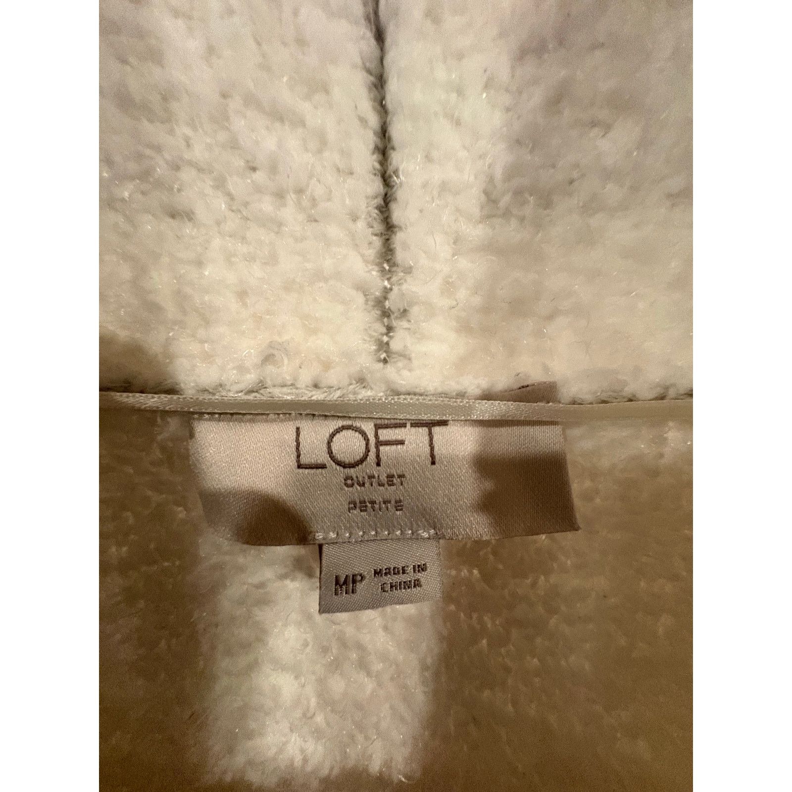 Loft LOFT Outlet Petite MP Sherpa Cardigan Women’s Medium Petite Size M / US 6-8 / IT 42-44 - 3 Thumbnail
