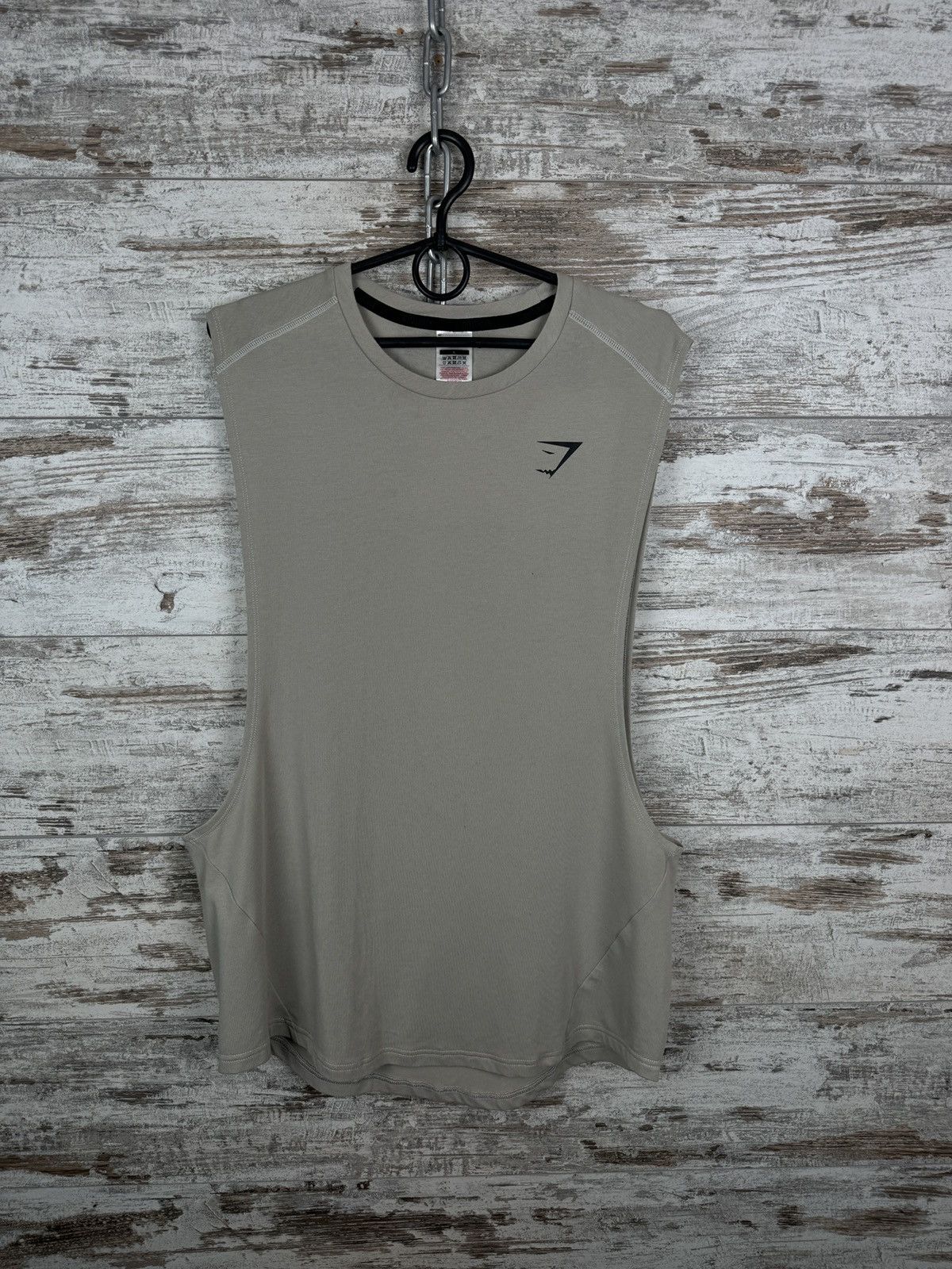 Gymshark Mens Gymshark react drop arm tank top T-shirt tee Size US L / EU 52-54 / 3 - 1 Thumbnail