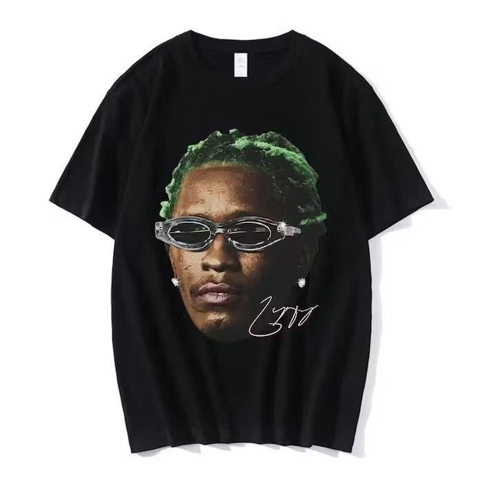 Japanese Brand × Vintage T-shirt with Rapper Young Thug Hip hop Casual Oversize Size US L / EU 52-54 / 3 - 1 Thumbnail