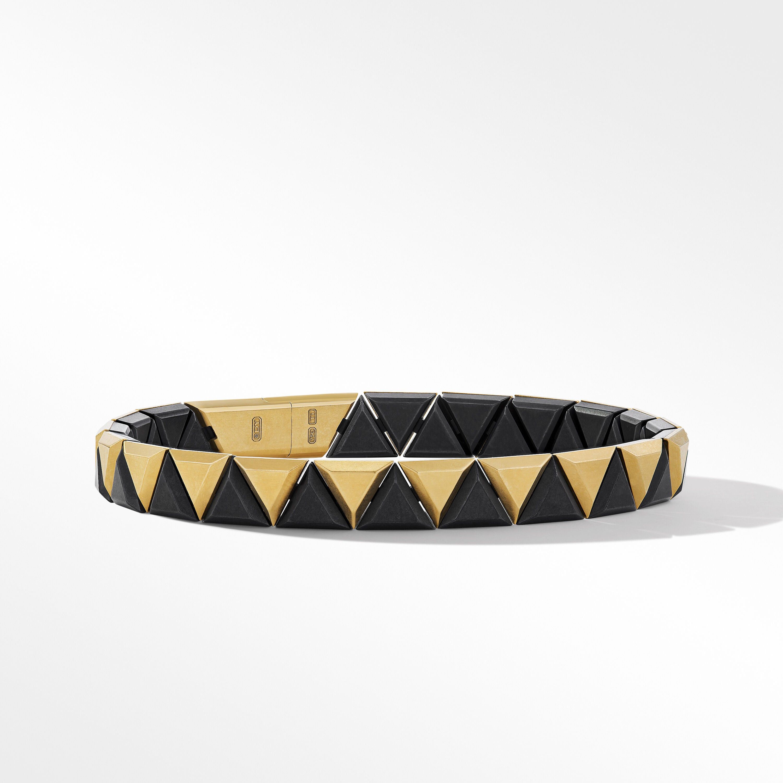David Yurman oc11z1025 Bracelet in Black Titanium with 18K Yellow Gold Size ONE SIZE - 1 Thumbnail