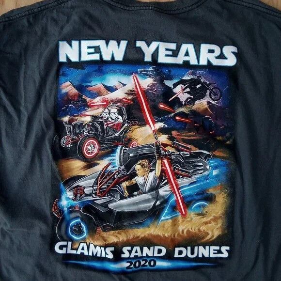 Star Wars Glamis Sand Dunes New Year's 2020 Star Wars Parody T-Shirt Size US XXL / EU 58 / 5 - 1 Thumbnail