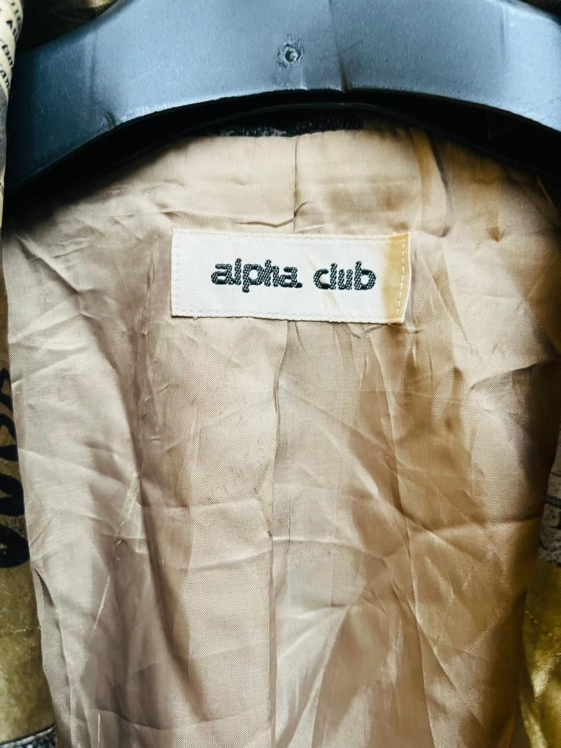 Japanese Brand × Vintage Vintage Alpha Club Japanese Designer Fashion Style Size US M / EU 48-50 / 2 - 13 Thumbnail