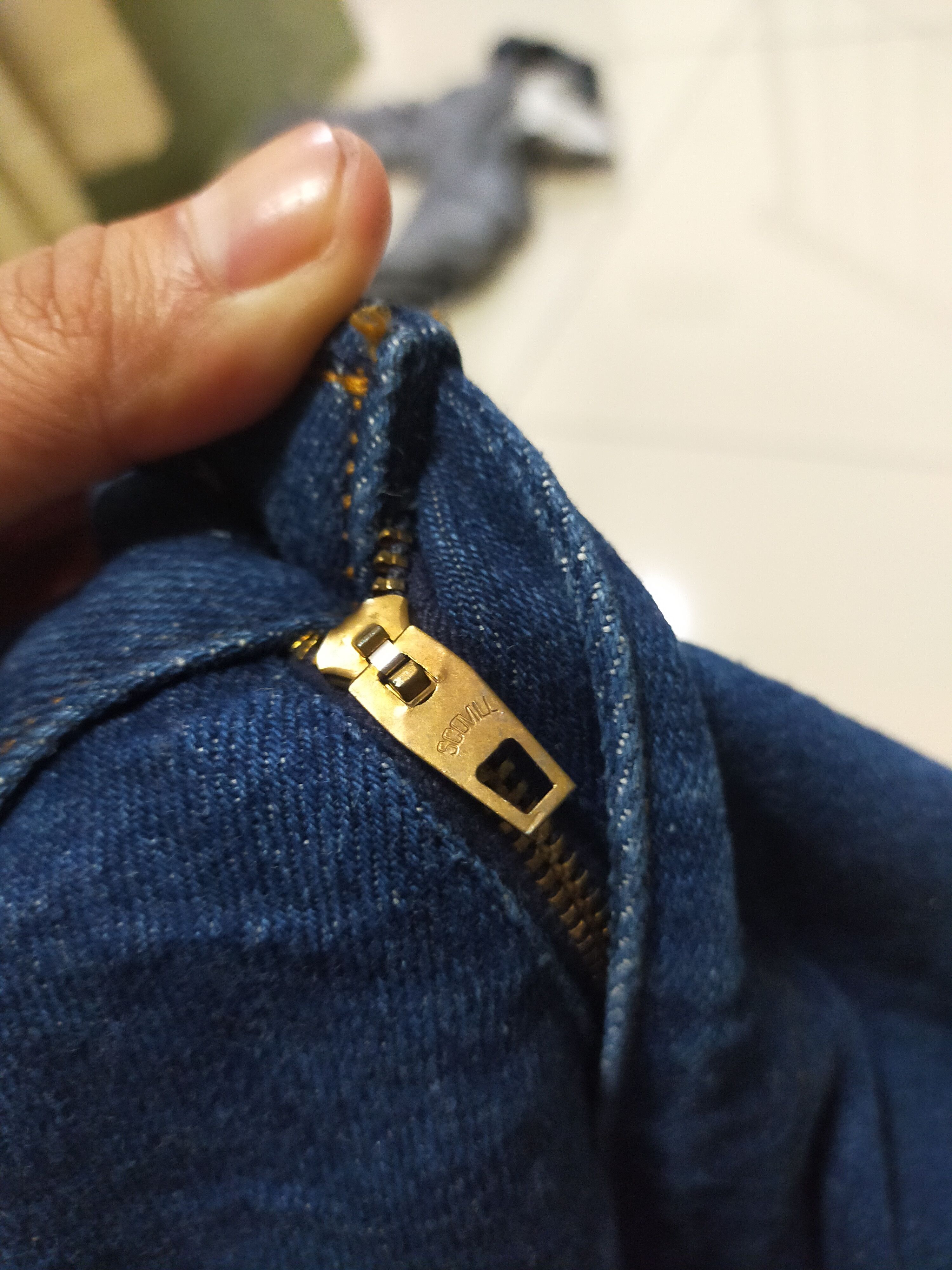 Levi's × Levi's Vintage Clothing × Vintage VINTAGE LEVIS BIG E WHITE TAB SCOVILL ZIPPER Size US 31 - 3 Thumbnail