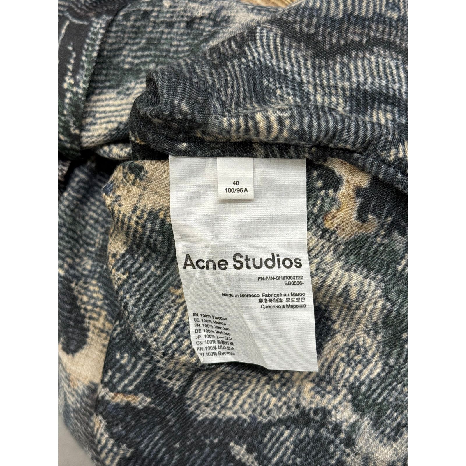 Acne Studios Acne Studios Sandrok cross stitch flower shirt Size XL / US 12-14 / IT 48-50 - 6 Thumbnail